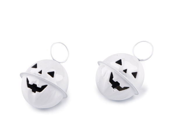 Zurgălăi metalici în formă de dovleac pentru Halloween - Ø24 mm