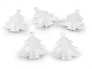 Clopoței metalici decorativi pentru Crăciun – Modele festive în formă de brad și stea