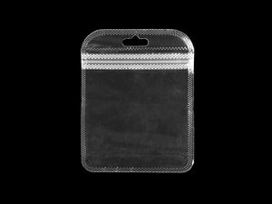 Pungi premium transparente cu fermoar zip și orificiu de suspendare (9.5 x 12 cm) - Pungulițe ziploc reutilizabile pentru mercerie și ambalare