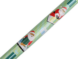 Rulou Hârtie Premium pentru Împachetat Cadouri de Crăciun (0,7m x 2m) - Motive Festive de Sărbători