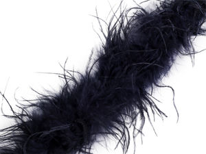 Boa premium din pene de struț (22g, 1.8m) - Garnitură elegantă pentru vestimentație, costume și proiecte de galanterie