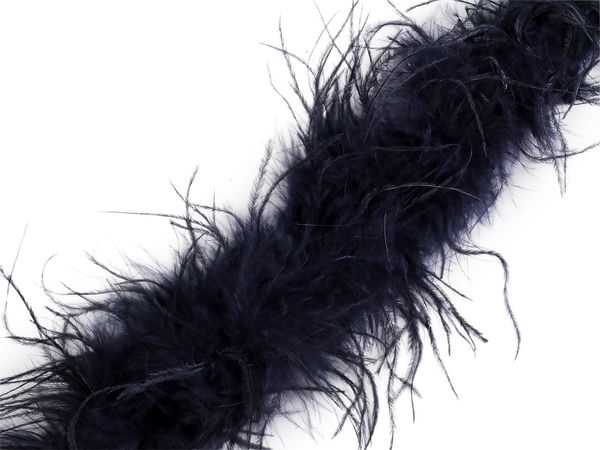 Boa premium din pene de struț (22g, 1.8m) - Garnitură elegantă pentru vestimentație, costume și proiecte de galanterie
