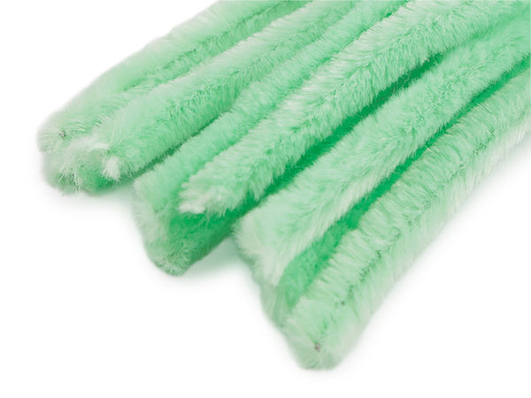 Sârme plușate premium chenille – Sârme flexibile modelaj 10mm x 30cm pentru activități creative, decorațiuni de sărbători și coronițe copii