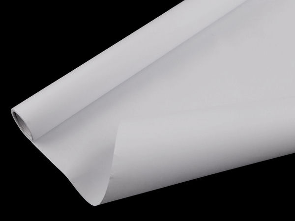 Rolă de hârtie premium pentru împachetat, alb mat - 0,8m x 2m | Hârtie rezistentă pentru lucru manual și cadouri