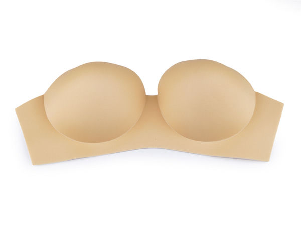Inserție cupă sutien dintr-o singură bucată premium și amplificator de bust - Mărimea 36 (Nude)