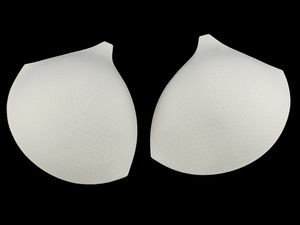 Bureți de inserție premium, perforați și respirabili, pentru costume de baie, corsete și lenjerie - Mărimea 36, Alb-unt