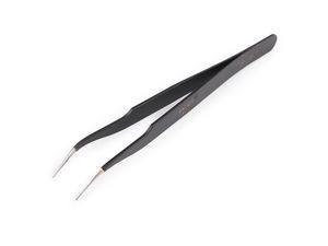 Pensete Premium de Precizie din Oțel Inoxidabil - Vârf Subțire Drept și Curbat, 13,5 cm
