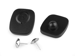 Cipuri premium negre pentru etichete de securitate - Etichete din plastic antifurt pentru protecția produselor în retail