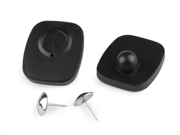 Cipuri premium negre pentru etichete de securitate - Etichete din plastic antifurt pentru protecția produselor în retail