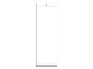 Pungi transparente de prezentare din polipropilenă (PP) cu clapetă autoadezivă și orificiu de agățare (12 x 30 cm)