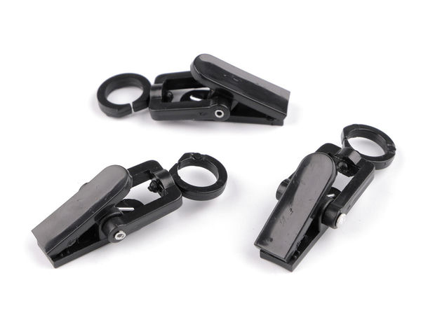 Clipsuri premium din plastic pentru perdele, cu cârlige rotative - Cârlige pentru draperii cu prindere puternică