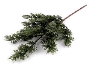 Crenguță de conifer artificială realistă - Ramură flexibilă de brad artificial pentru coronițe, aranjamente florale și decorațiuni de sărbători