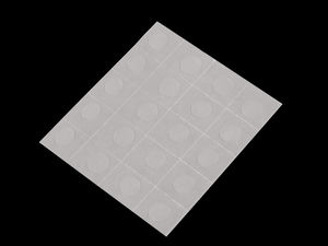 Buline de gel dublu-adezive premium (12 mm, set de 40 bucăți) - Puncte de lipici transparente pentru scrapbooking, proiecte de galanterie și lucru manual