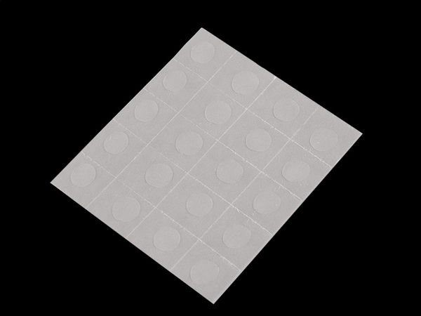 Buline de gel dublu-adezive premium (12 mm, set de 40 bucăți) - Puncte de lipici transparente pentru scrapbooking, proiecte de galanterie și lucru manual