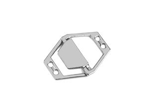 Închizătoare metalică decorativă cu cârlig premium și minimalistă (20x26 mm) pentru îmbrăcăminte și accesorii