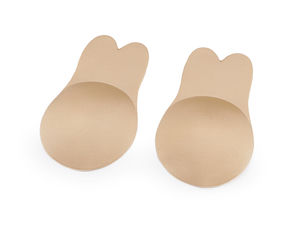 Cupe adezive invizibile push-up premium - Pernuțe reutilizabile pentru sutien, nude (13,5 cm)