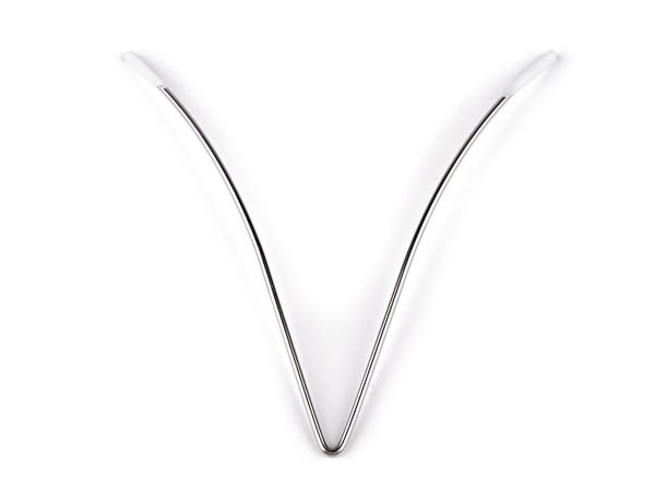 Armătură metalică premium în formă de V pentru decolteu, pentru lenjerie, corsete și costume de baie - 11 cm