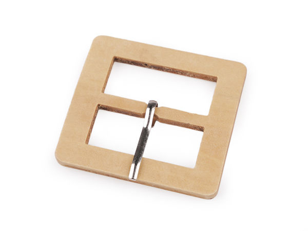 Cataramă din lemn natural pentru curele, lucru manual și design vestimentar - 40mm