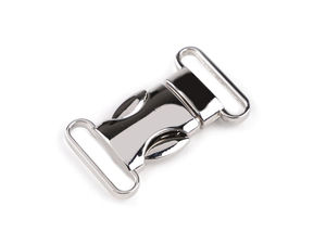Cataramă trident premium de 20 mm, integral din metal – Închizătoare cu finisaj nichelat pentru curele, genți și salopete