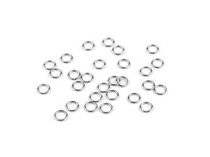 Inele de legătură premium din oțel inoxidabil - Zale de legătură cu finisaj platinat pentru bijuterii (6 mm - 10 mm)