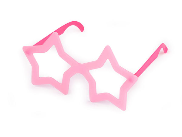 Ochelari de petrecere neon fosforescenți - Ochelari retro model stea și dungi pentru carnavaluri, aniversări și festivaluri