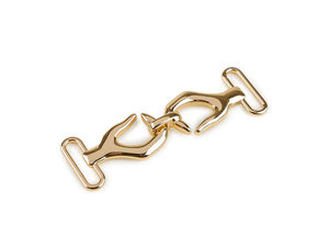 Cataramă metalică decorativă elegantă cu fantă de trecere de 20 mm pentru curele și genți