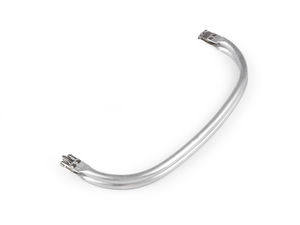 Cadru metalic și mâner din aluminiu ușor pentru confecționare genți - Balama metalică premium pentru poșete cusute sau croșetate DIY - Finisaj nichel, 5 dimensiuni