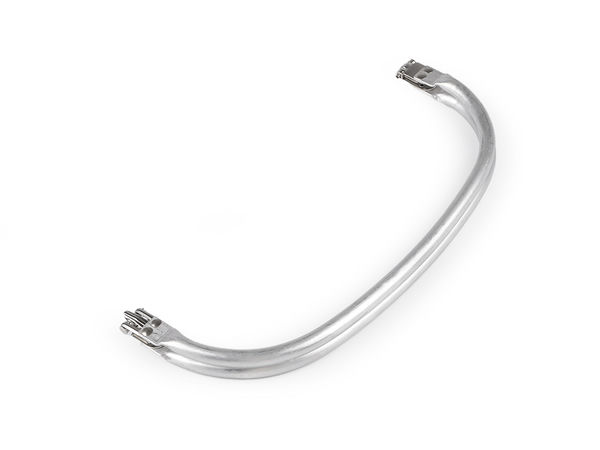 Cadru metalic și mâner din aluminiu ușor pentru confecționare genți - Balama metalică premium pentru poșete cusute sau croșetate DIY - Finisaj nichel, 5 dimensiuni