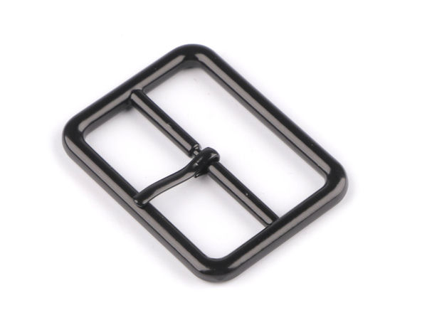 Cataramă metalică clasică pentru curea și prindere chingi, lac negru (potrivită pentru curele de 30 mm, 35 mm, 40 mm)