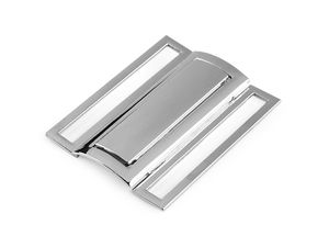 Cataramă metalică minimalistă cu închidere prin îmbinare pentru paltoane, jachete și rochii - Compatibilă cu benzi de 48 mm