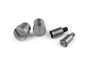 Set de matrițe din 4 piese pentru presă manuală, montare capse metalice pentru portofele și genți, 20 mm, nichel