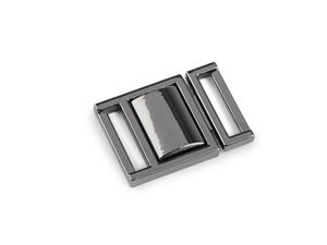 Mini cataramă și închizătoare metalică premium din două piese (pentru 16 mm)