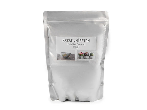 Beton creativ premium pentru turnare, proiecte DIY și decorațiuni interioare - 1 kg (Gri foarte deschis)