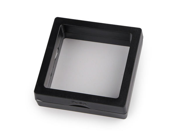 Ramă de prezentare 3D cu efect plutitor și cutie premium de cadou pentru bijuterii, 7x7 cm