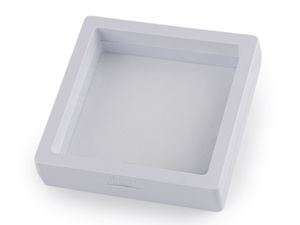 Cutie de prezentare 3D cu ramă flotantă pentru bijuterii și ambalaj cadou - 9x9 cm