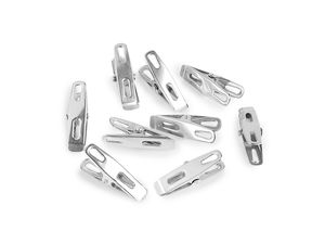 Ace și cleme metalice premium din nichel (12x47 mm) – Cleme rezistente pentru galanterie, decorațiuni și organizarea casei