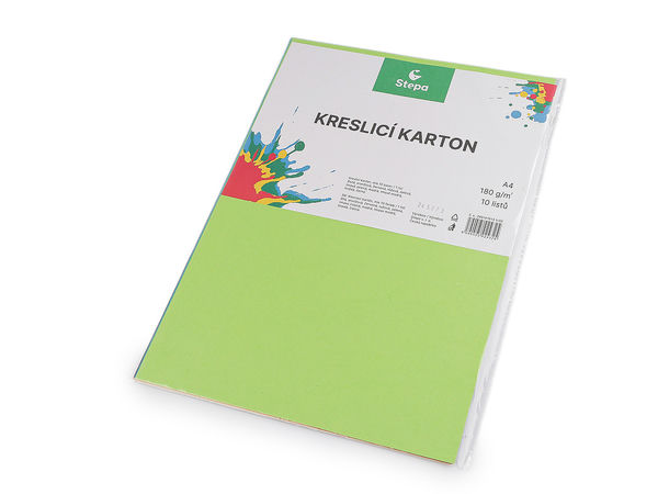 Set premium carton colorat A4 pentru desen (10 coli) - Culori asortate pentru pictură, lucru manual și scrapbooking