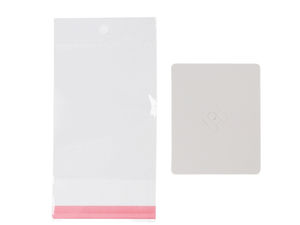 Cartoane premium de prezentare pentru broșe, cu pungi autoadezive cu agățătoare Euro (6 x 7.5 cm) - Etichete elegante pentru ambalarea bijuteriilor