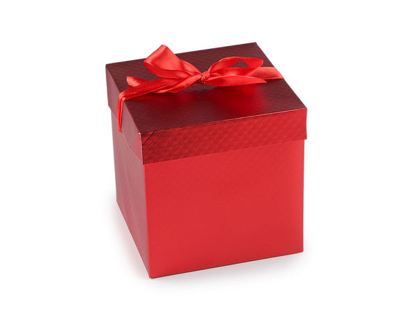 Cutie de cadou metalizată mată premium cu fundă din panglică de tafta - Ambalaj elegant și reutilizabil pentru cadouri