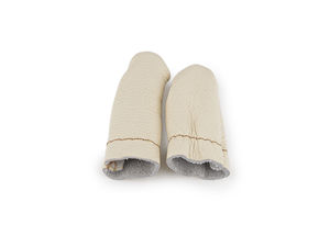 Protecții premium din piele pentru degete, pentru împâslire cu acul și lucru manual - Apărători ergonomice pentru degetul mare și arătător (Set de 2)