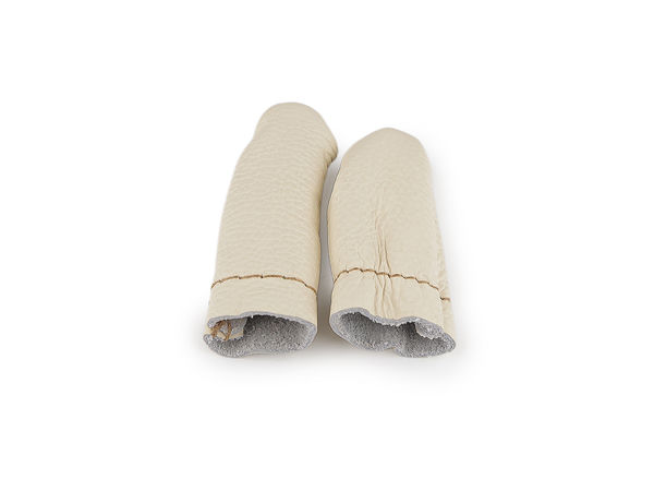 Protecții premium din piele pentru degete, pentru împâslire cu acul și lucru manual - Apărători ergonomice pentru degetul mare și arătător (Set de 2)