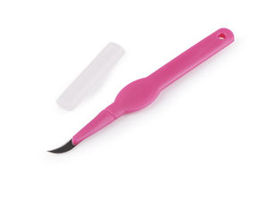 Decusător ergonomic și cuțit pentru hobby (Rubin, 13,5 cm) - Tăietor de ațe premium și ustensilă de croitorie