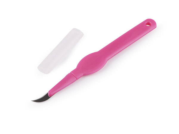 Decusător ergonomic și cuțit pentru hobby (Rubin, 13,5 cm) - Tăietor de ațe premium și ustensilă de croitorie
