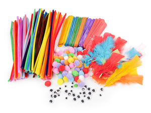 Set creativ complet de lucru manual pentru copii – Kit accesorii DIY și artizanat, culori variate