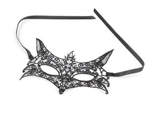Mască elegantă din dantelă pentru bal mascat - Accesoriu premium pentru costume de carnaval