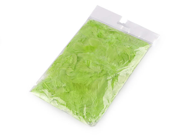 Pene decorative naturale de găină (5-10 cm) pentru lucru manual, floristică și costume - Set de 200 bucăți