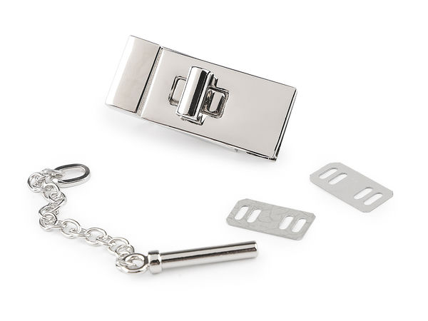 Set premium de închizători metalice cu lanț pentru genți | Închizătoare elegantă pentru poșete și genți cu clapetă