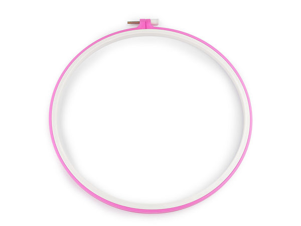 Gherghef premium din plastic cu șurub metalic de strângere pentru broderie și goblen