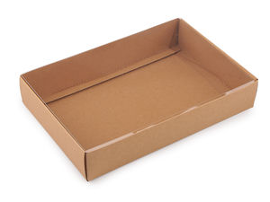 Cutie cadou premium din hârtie maro natur cu capac transparent - Cutie de prezentare kraft ușor de asamblat