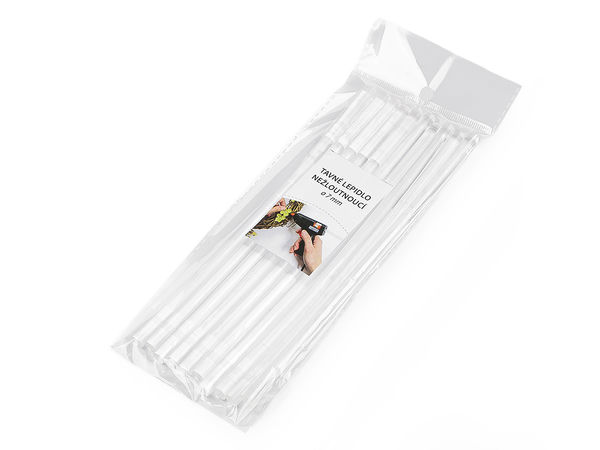Batoane de adeziv termofuzibil premium transparente (7mm x 20cm) – Adeziv transparent pentru hobby și activități creative, uscare rapidă, rezistent la îngălbenire